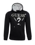 2012 guess veste mode hoodie marque verbale noir